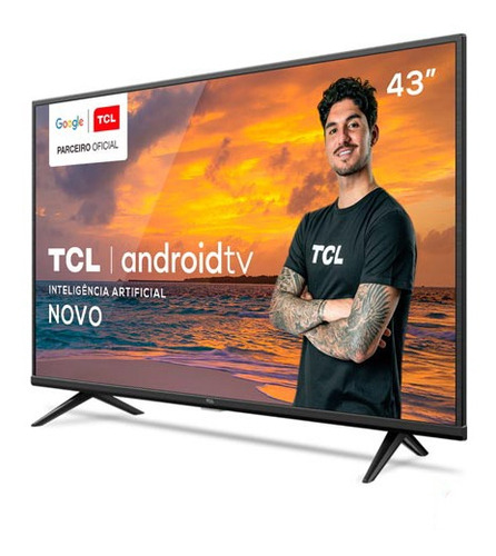 Imagem 2 de 7 de Smart Tv Tcl Led 4k Uhd Hdr 43 Android Tv - 43p615