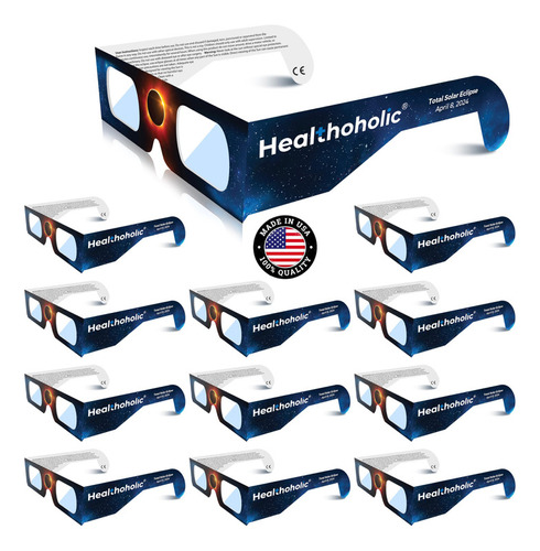 Healthoholic Gafas De Eclipse Solar Fabricadas En Estados Un