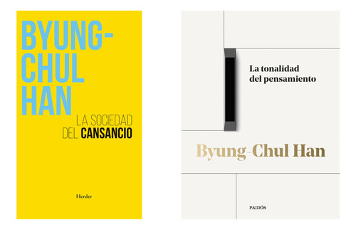 Sociedad Cansancio + Totalidad - Byung Chul Han - 2 Libros