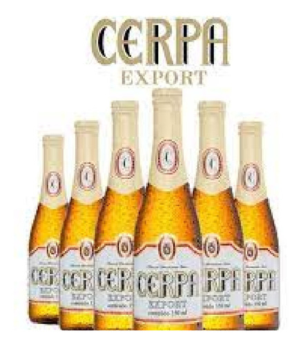 Cerveja Cerpa Export Long Neck 350ml Kit 6un