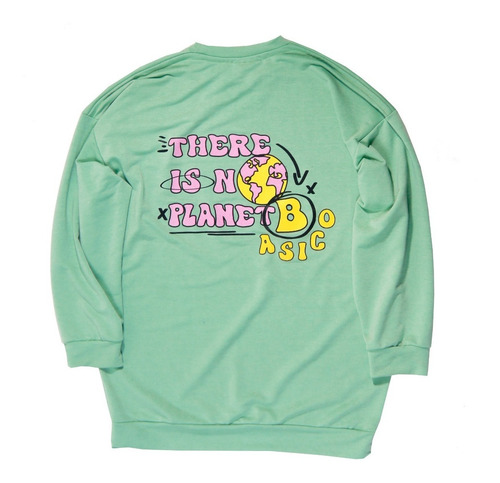 Imagen 4 de 4 de Sweatshirt Sudadera Basico Clothes / Ready To Evolve