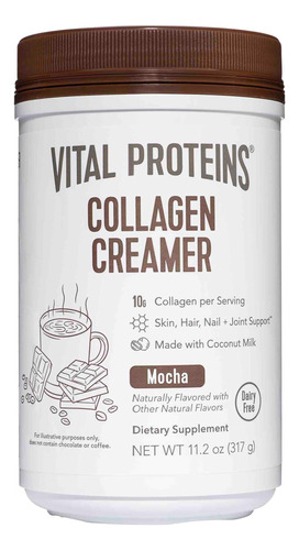 Crema De Café Vital Proteins A Base De Colágeno Y Leche De C