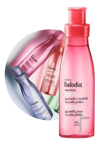 Tododía Frambuesa Y Pimienta Rosa Body Splash 200ml Natura