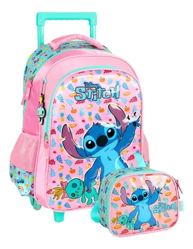 Kit Escolar Lilo Stitch Mochila + Lancheira Termica