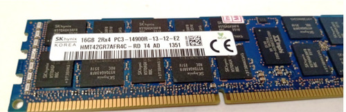 Memoria Server (16gb) Pc3-14900r (nueva) 2rx4