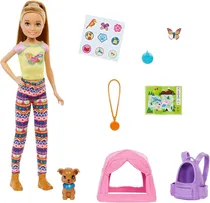 Comprar Barbie Vamos De Camping Skipper Muñeca Mascota Y Accesorios