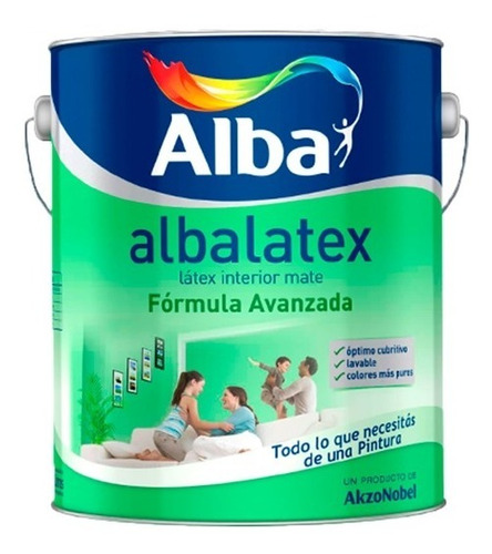 Latex Duralba Alba Interior Lavable Cubritivo Entonador 20lt