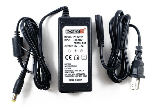 Imagen 1 de 6 de Fuente Eliminador Energia Para Camara 3 Ampers 12v Provision