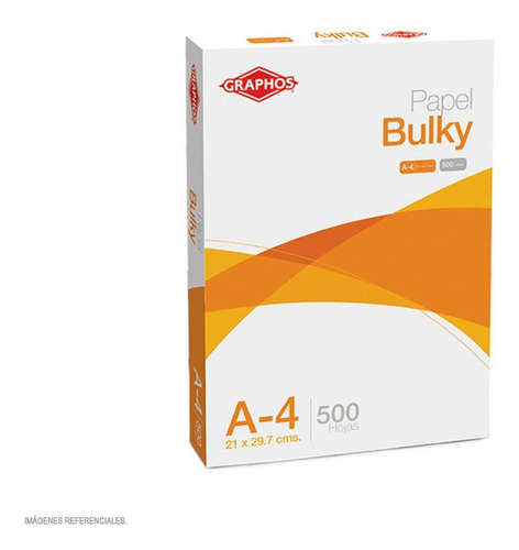 Papel Bulky A4  X 500 Hojas 