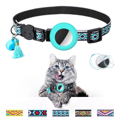Protector Antipérdida Y Rastreo Para Airtag Cat Bell Collar
