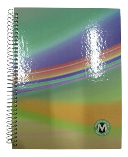 Cuaderno Meridiano C/índice T/dura  17x22cm. 100 Hjs Rayadas