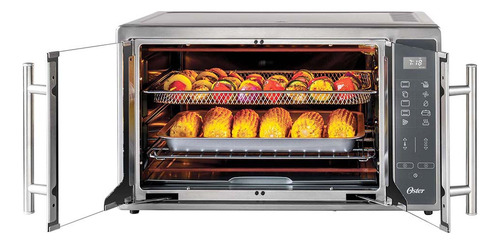 Horno Digital Con Freidora De Aire Oster® 42l De Capacidad Color Plateado 110v