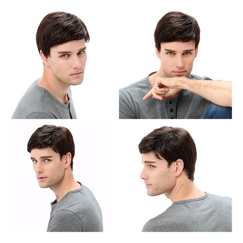 Para Prótesis Capilares Naturales Orgánicas Para Hombre