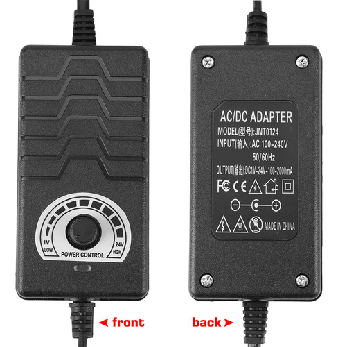 Adaptador De Fuente De Alimentación Ac/dc Universal 124v 2a