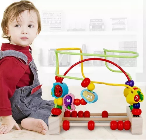 Laberinto Didáctico Pulsómetro Juego De Destreza De Madera