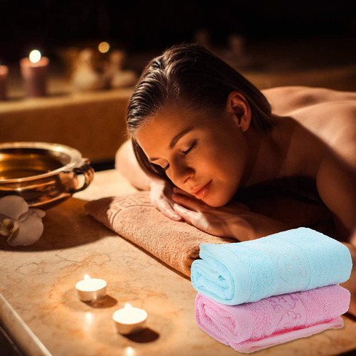 Toallas De Baño De Algodón, Caja De Regalo De Lujo