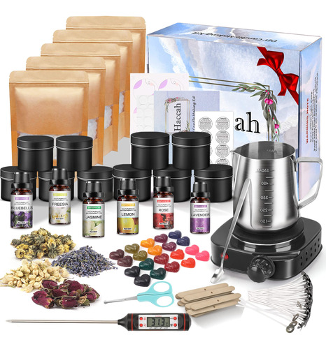 Kit Completo De Fabricacin De Velas Con Derretidor De Cera,