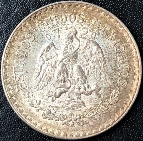 Mex17050a México 1 Peso 1921 9 Recortado Unc Ayff