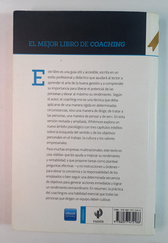 Coaching, John Whitmore. (Usado)