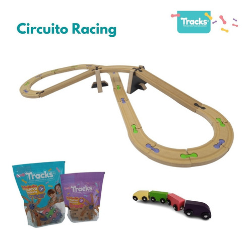 Imagen 4 de 10 de Tracks Pistas Circuito Racing Con Tren Compatible Trencity