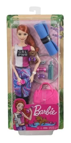 Actualizar Seguro Conmoción Barbie Yoga Movimientos Divertidos C/ Accesorios Fashionista | Envío gratis