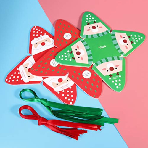 30 Cajas De Navidad Con Caramelos Decoraciones Navidenas