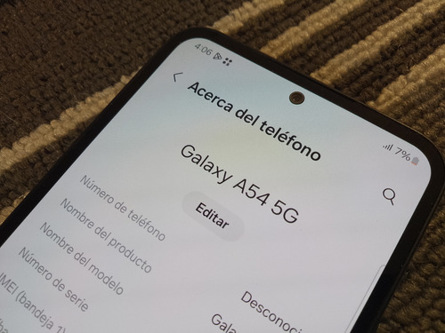 Samsung Galaxy A54 5g 256 Gb Awesome Graphite 8 Gb Ram Negro