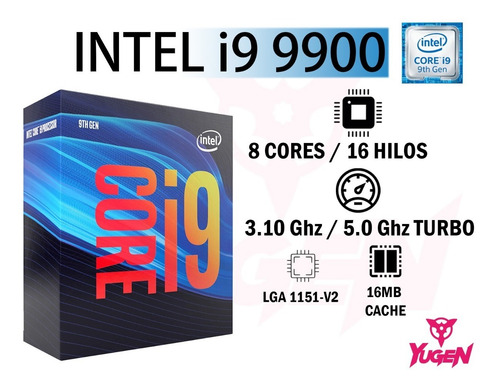 Imagen 3 de 5 de Yugen Pc Gamer Intel Core I9 16gb Ram 1tb Ssd 80 Plus Wifi