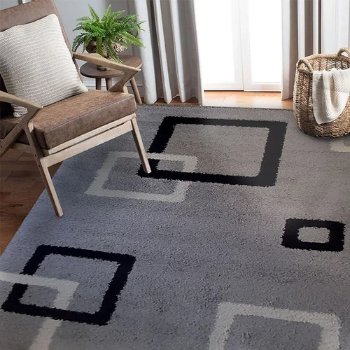 Alfombra Living Moderna Pelo Largo Shaggy Fluff 2,00 × 3,00 