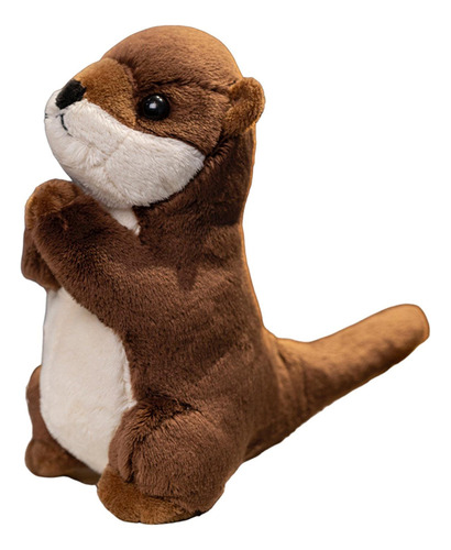 Navidad Nutria Realista, Animal Relleno, Juguete Suave De