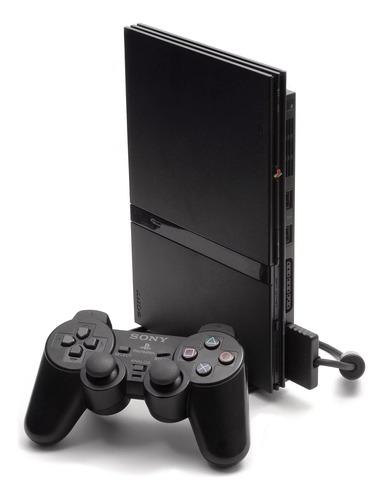 Consola Playstation 2 Ps2 Slim + Joystick + 20  Juegos 