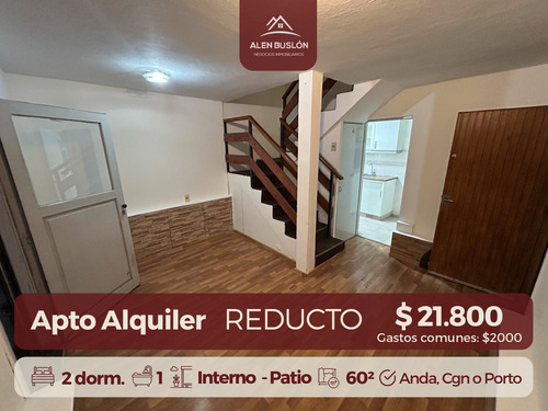 Apartamento Duplex 2 Dormitorios Con Patio En Reducto