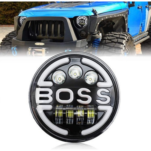 Redondos Faro De Led Lupa Ángel Ojo Wrangler Jeep Vocho