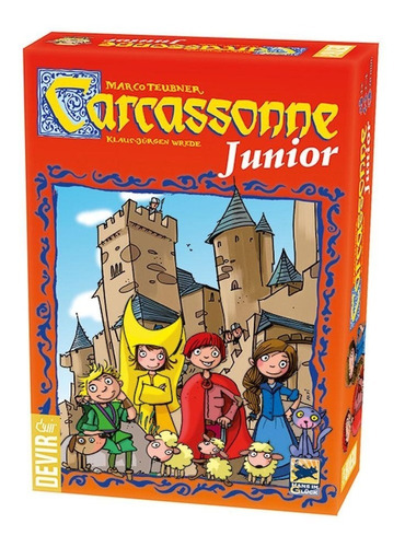 Carcassonne Junior Juego De Mesa Infantil Devir Niños