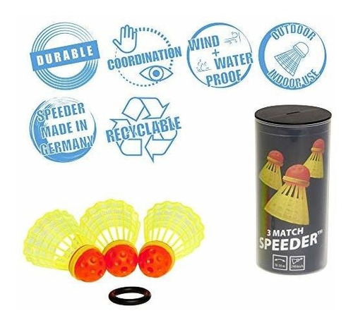 Pelota, Gallitos De Bádmi Speedminton Match Speeder - Juego 