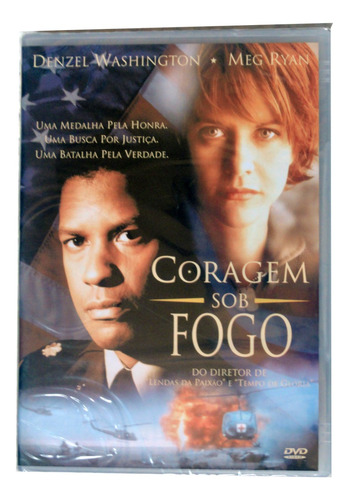 Dvd Coragem Sob Fogo / Denzel Washington Novo Lacrado