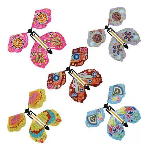 . 5 X 5 Piezas De Juguete Con Banda De Goma Para Fiestas,