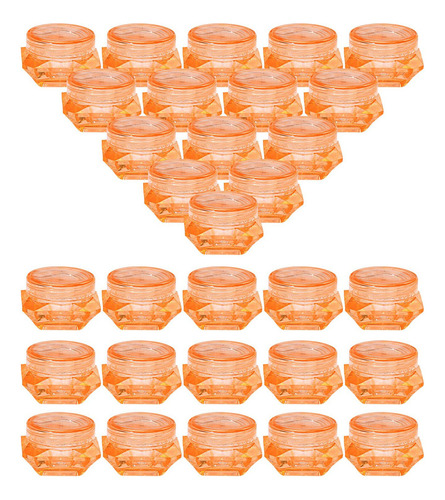 30x 3 Gramos Envases Cosméticos Con Tapas Frascos De Viaje