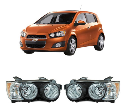 Par Juego Faros Sonic 2012 2013 2014 2015 2016 Ls/ Lt