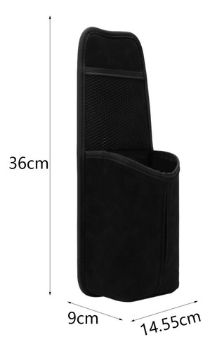 - Bolsa De Almacenamiento Colgante Lateral Del Asiento Negra
