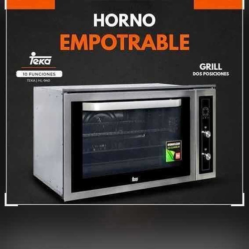 Horno Teka 90cm Eléctrico Acero.hl-940 Promoción
