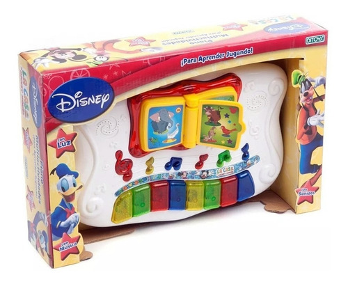 Imagen 3 de 8 de Piano Librito Musical Con Luces Mickey Disney Original