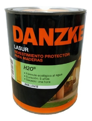 Danzke Revestimiento Protector Maderas H20 Brillante 1 Litro