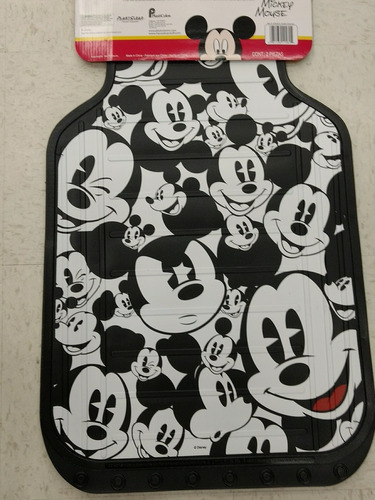 Plasticolor Tapete De Hule Estampado Mickey Mouse 2 Pzs