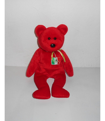 Peluche Osito Ty Beanie Babies Mexico Osito 21 Cms