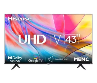 Hisense Pantalla 43 4k Uhd Smart Tv Modelo A7k