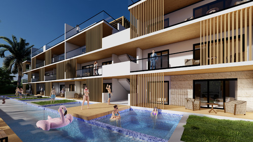 Proyecto De Apartamentos Con Línea Blanca En Bávaro, Cocotal