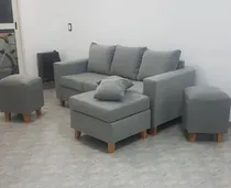 Comprar Sillon 3 Cuerpo Mas Puff C\u002Fc Living Clasic Premium Económico