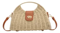 Comprar Bolso De Mano De Paja Para Mujer, Mini Bolso Cruzado, Bolsos