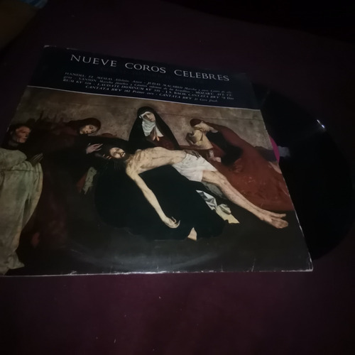 Nueve Coros Celebres Coral Heinrich Lp Vinil Discos Erato 